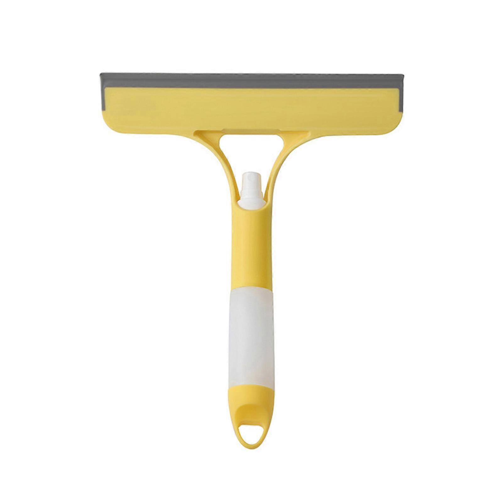 Multifunctional Window Scrubber with Spray and Squeegee