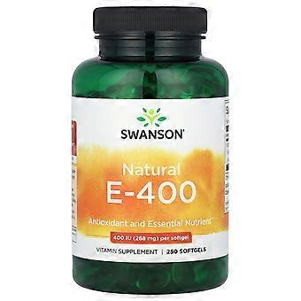 Swanson, Vitamin E, 400 IU, 250 Softgels
