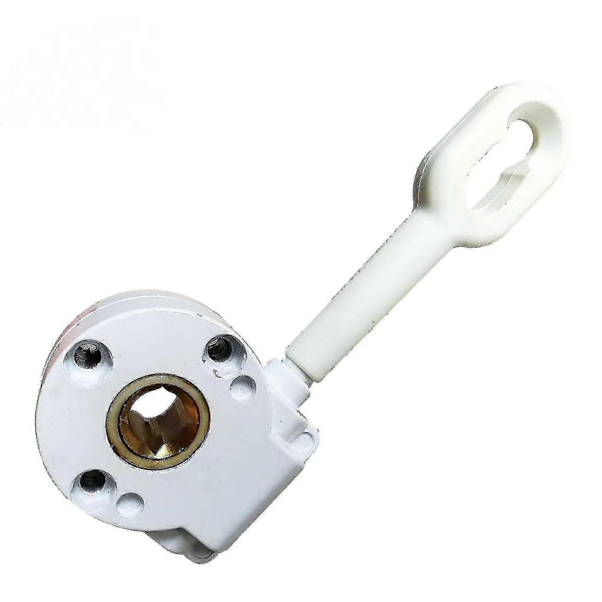 White Awning Winch with Fixing Screws for Bracket