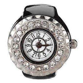 Bague-montre décorative pour femme au design élégant