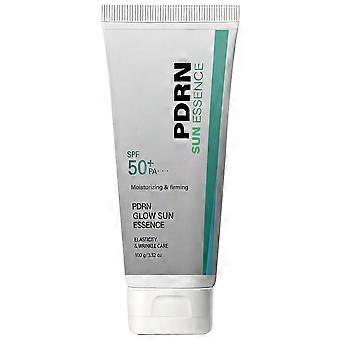 PDRN Glow Sun Essence Sonnenschutz, LSF 50, täglicher Sonnenschutz für das Gesicht, feuchtigkeitsspendend, straffend, nicht fettend, Anti-Falten-Pflegeprimer, 100 g