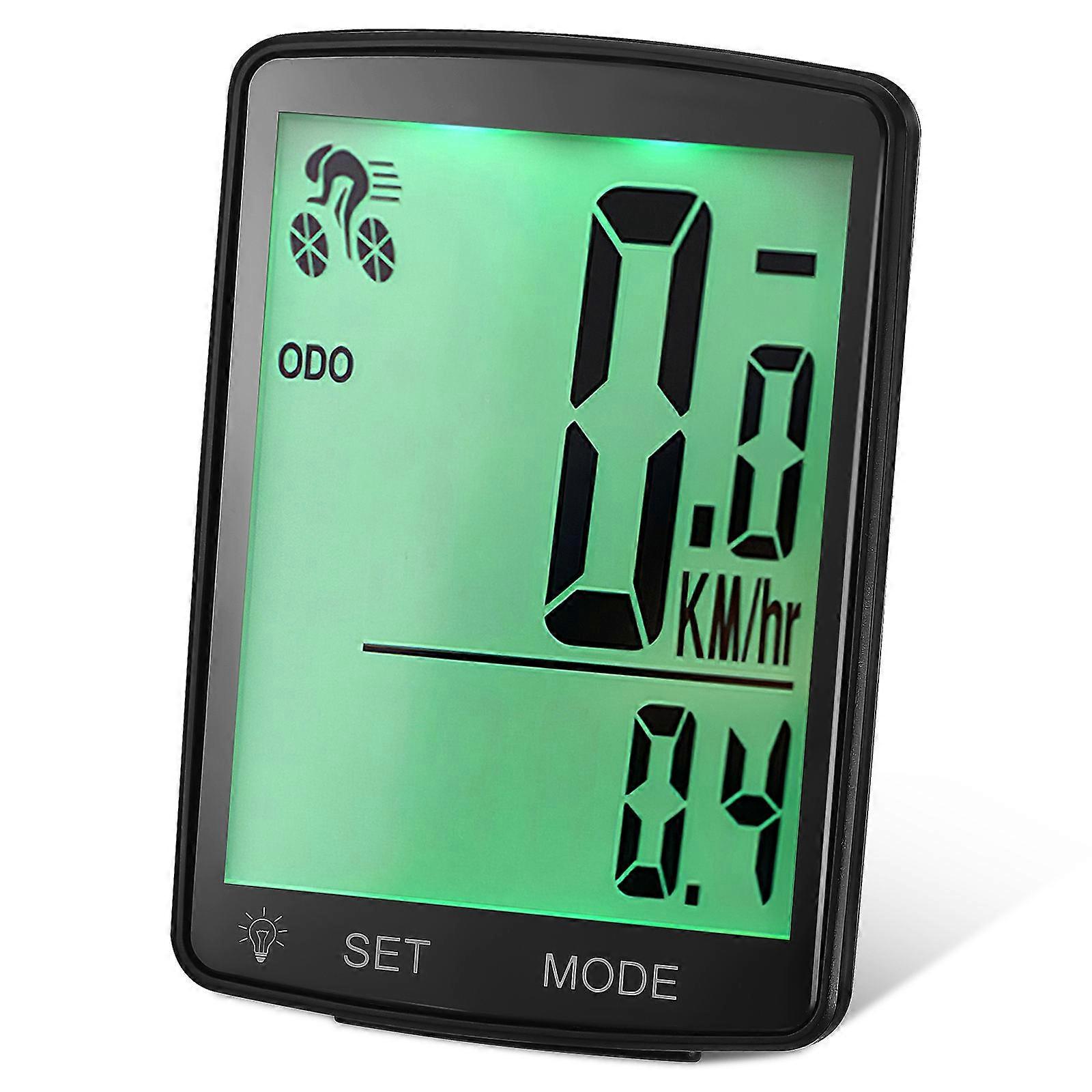 Wireless Bicycle Odometer Speedometer Bike Computer with LCD Display 3Pcs