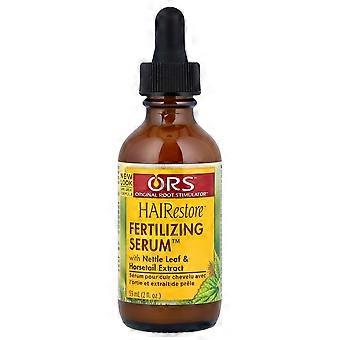 ORS, HAIRestore™, Fertilizing Serum™ with Nettle Leaf and Horsetail Extract, For Natural Hair Textures, Braids & Weaves, 2 fl oz (59 ml)