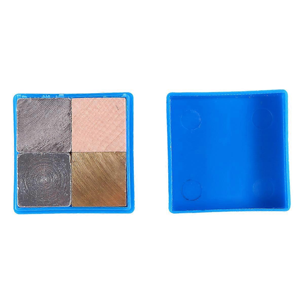 Density Demonstration Density Block Set for Educational Purpose 4 Pieces Assorted Color with Teaching Function
