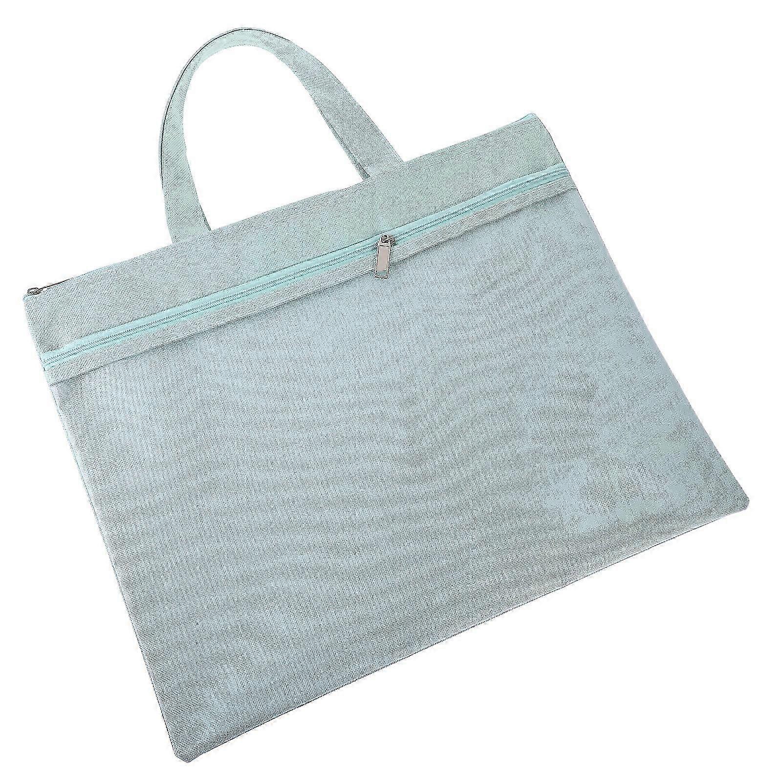 Handheld Zipper Pouch Document Storage Bag | Assorted Color | Nylon