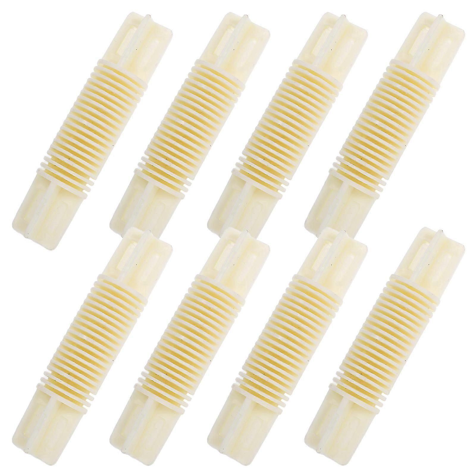 Curtain Rod Corner Connectors, Adjustable Plastic Hinged Design, 16Pcs Set