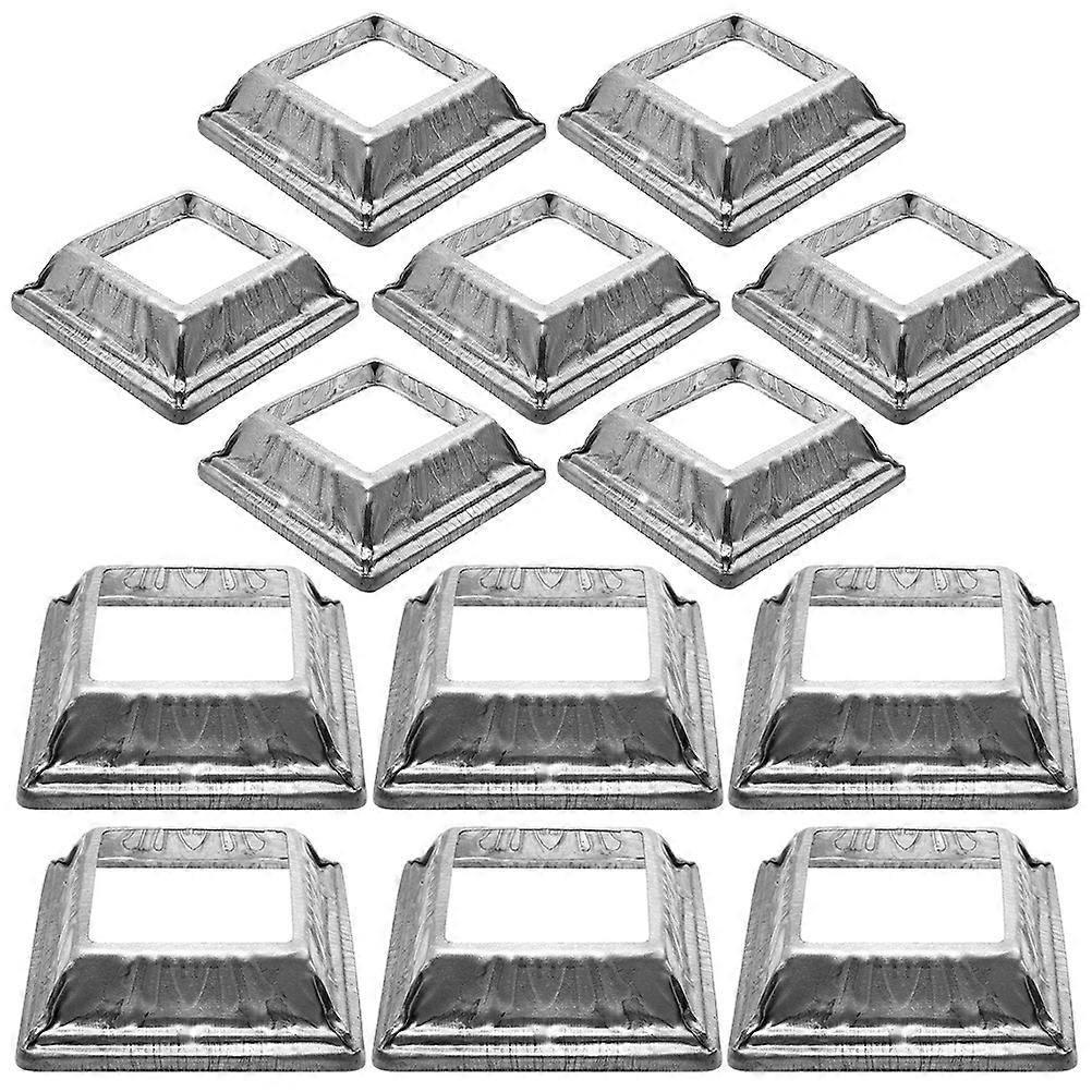 24pcs Deck Post Base Anchor Base Plate Railing Base Cover Railing Base Skirt