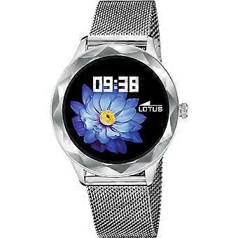 Montre connectée Femme Lotus L50035-1 - Bracelet Milanais Acier