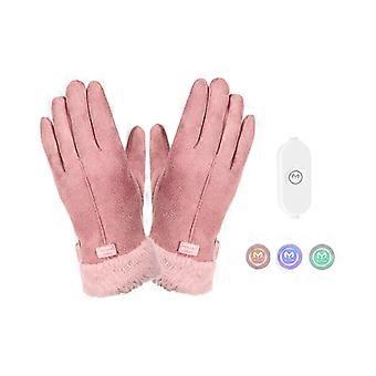 Heated Gloves Usb Rechargeable Battery Heating Gloves For Women Ladies Warming Gloves 2025-26