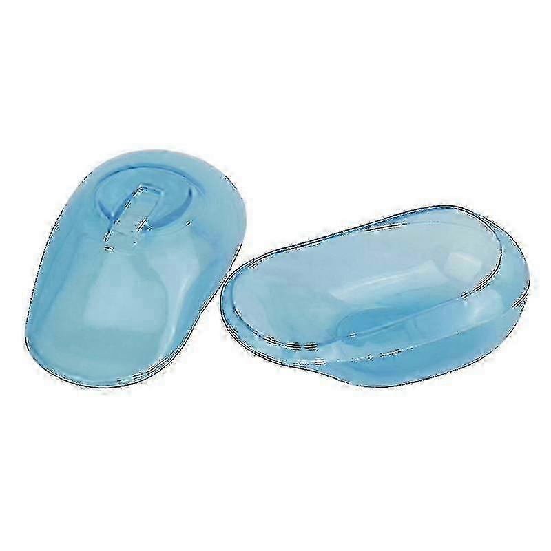 Silicone ear muffs for shower cap, waterproof protector shield