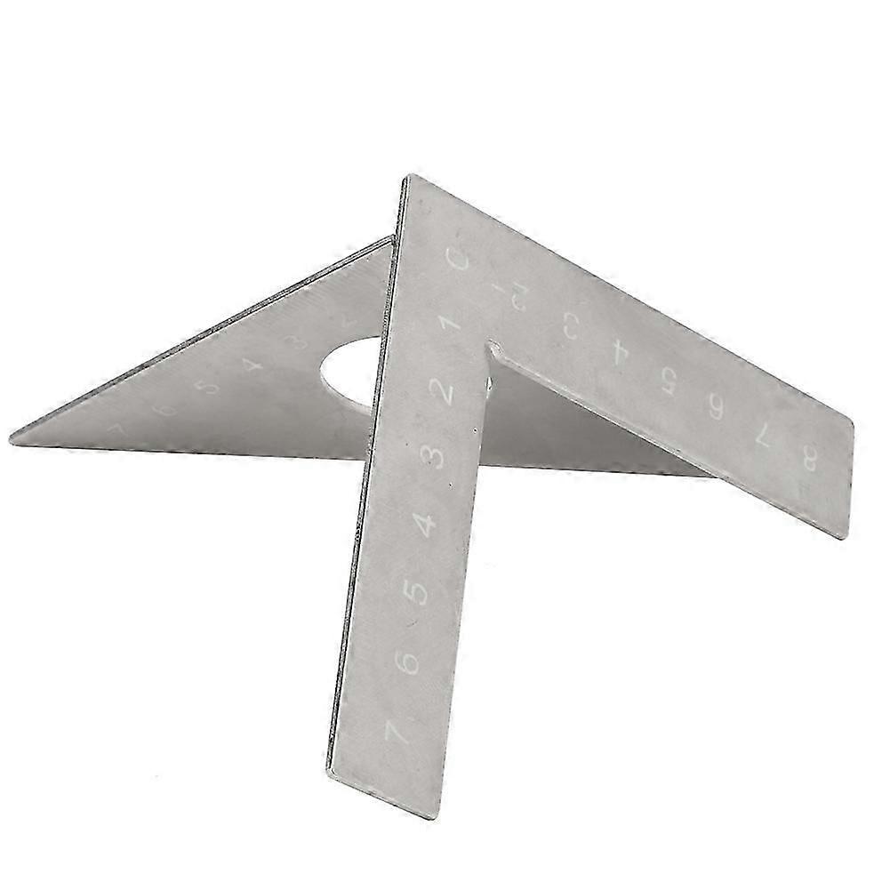 Square Layout Triangular Ruler Stainless Steel 90 45 Woodworking Measuring Tool