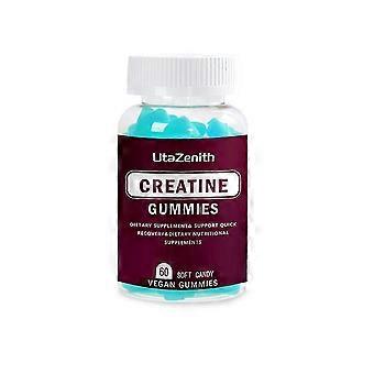 UtaZenith Muscle Building Creatine Gummies 60 stuks - Kauwsupplement met hoge sterkte voor atleten