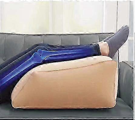 Inflatable leg pillow portable