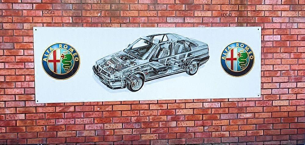 Alfa Romeo 155 q4 WORK SHOP BANNER GBB521