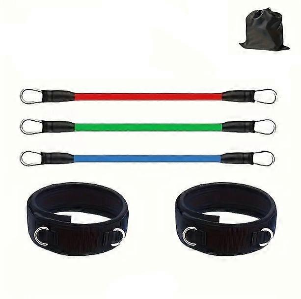 6PCS Leg Resistance Trainer Set Thigh Straps Kick Exercise Kit