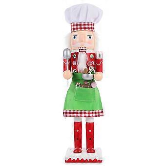 Decoracion Para Mesa De Navidad Wooden Nutcracker Toy Nutcracker Gift Table Centerpiece Walnut Ornament