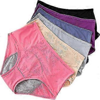 Szczelna bielizna dla kobiet Nietrzymanie moczu Szczelne spodnie ochronne Chłonne majtki Comfort Fit