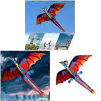 Huge 3D Dragon Kite Single Line with Tail Family Outdoor Sports Children Fun Toy