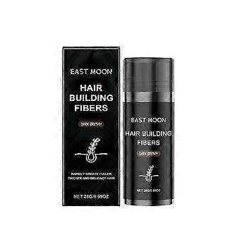 Dunkelbraunes Haarfaserpulver mit Vitaminen und Minze Instant Volume, nährende und erfrischende dünner werdende Haarlösung für ein volleres, selbstbewussteres Aussehen