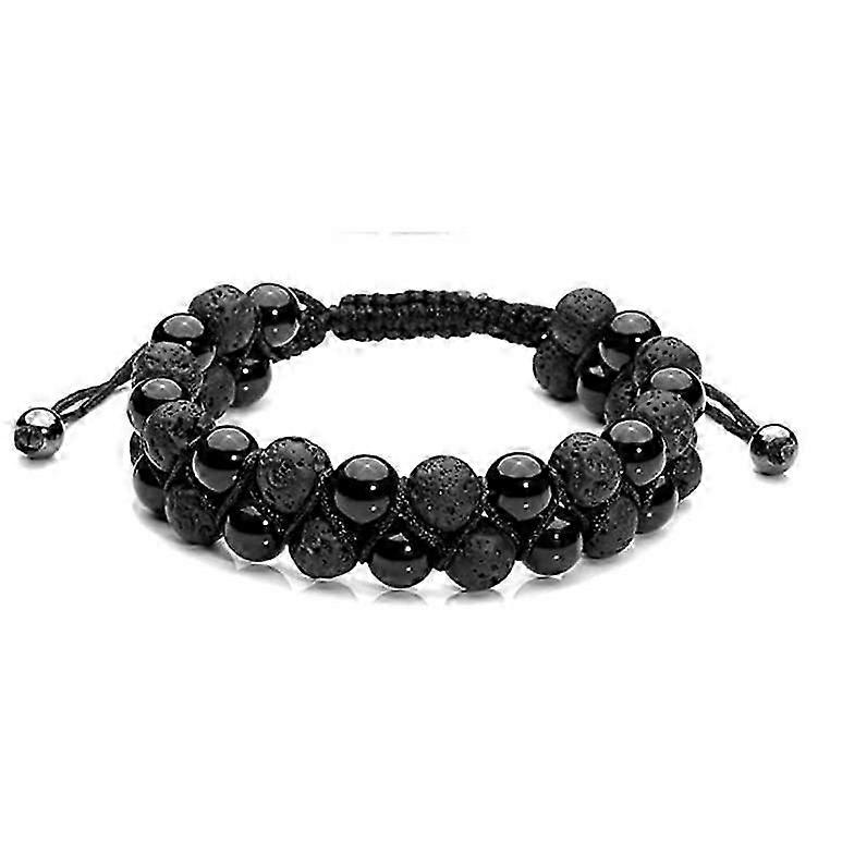 Lava Stone Aromatherapy Braided Bracelet
