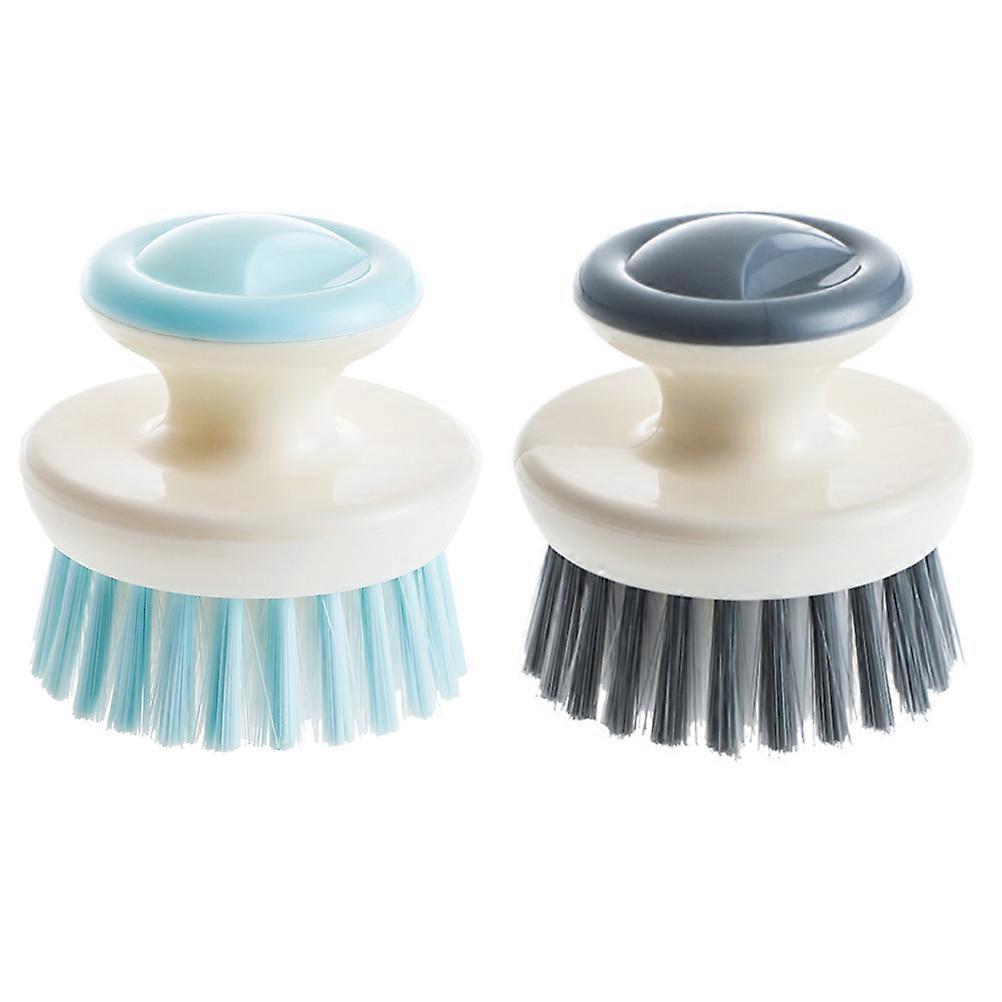 Kitchen Cleaning Brush Cleaning Tool for 2Pcs Plastic Assorted Color