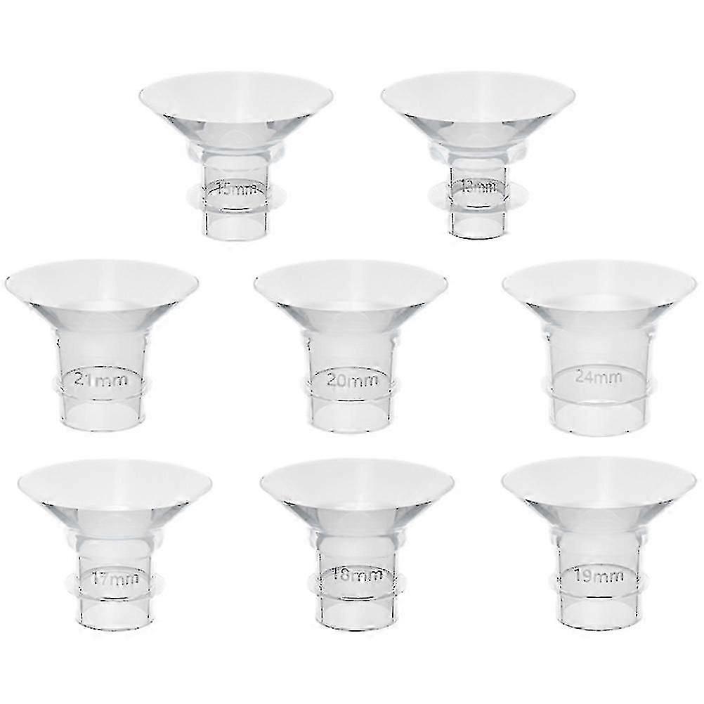 8 pcs Breast Pump Flange Inserts Silicone Flange Inserts Replacement Flange Inserts
