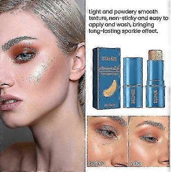 Multi-functional High-gloss Shadow Blush Stick Three-dimensional -
