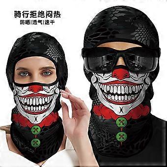 Summer sun protection headgear for men and women, outdoor motorcycle riding helmet liner, fishing face mask, funny face mask,T