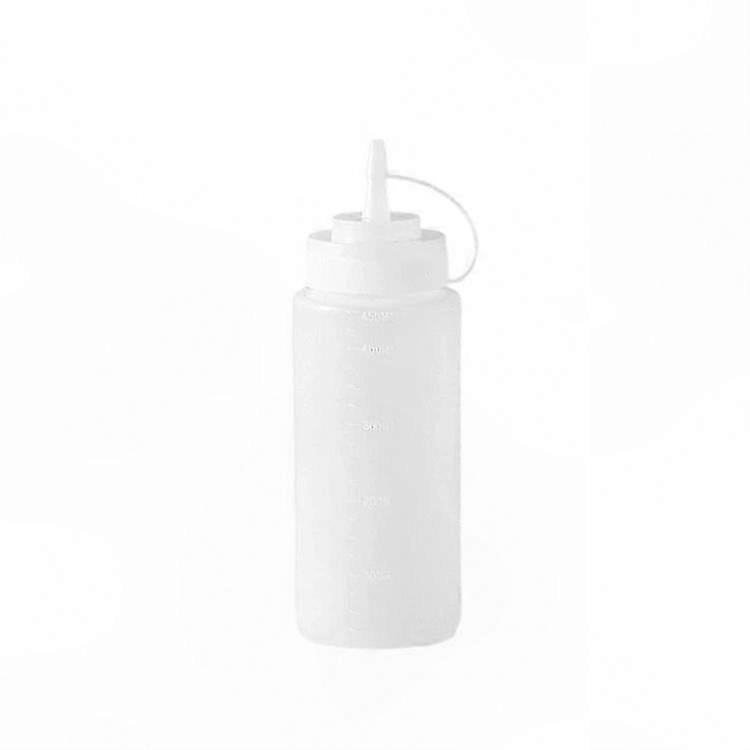 Easy Dispensing Condiment Dispenser, Clear Plastic Squeeze Bottle 450ml
