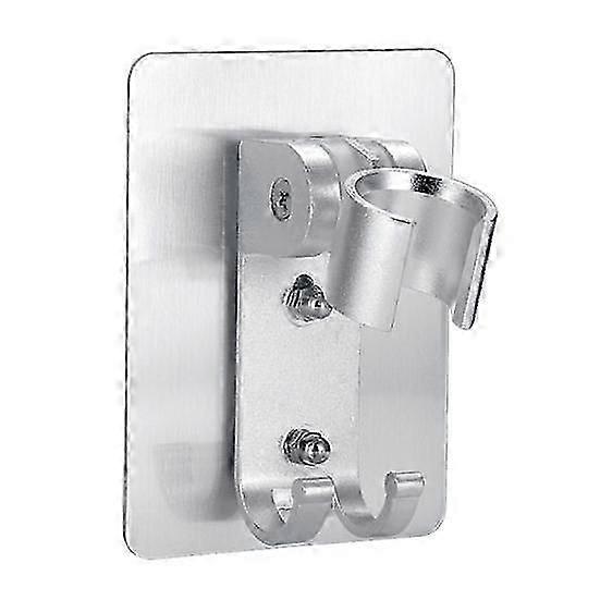 Bathroom Adhesive Adjustable Wall Mount Shower Nozzle Holder Bracket No Drilling