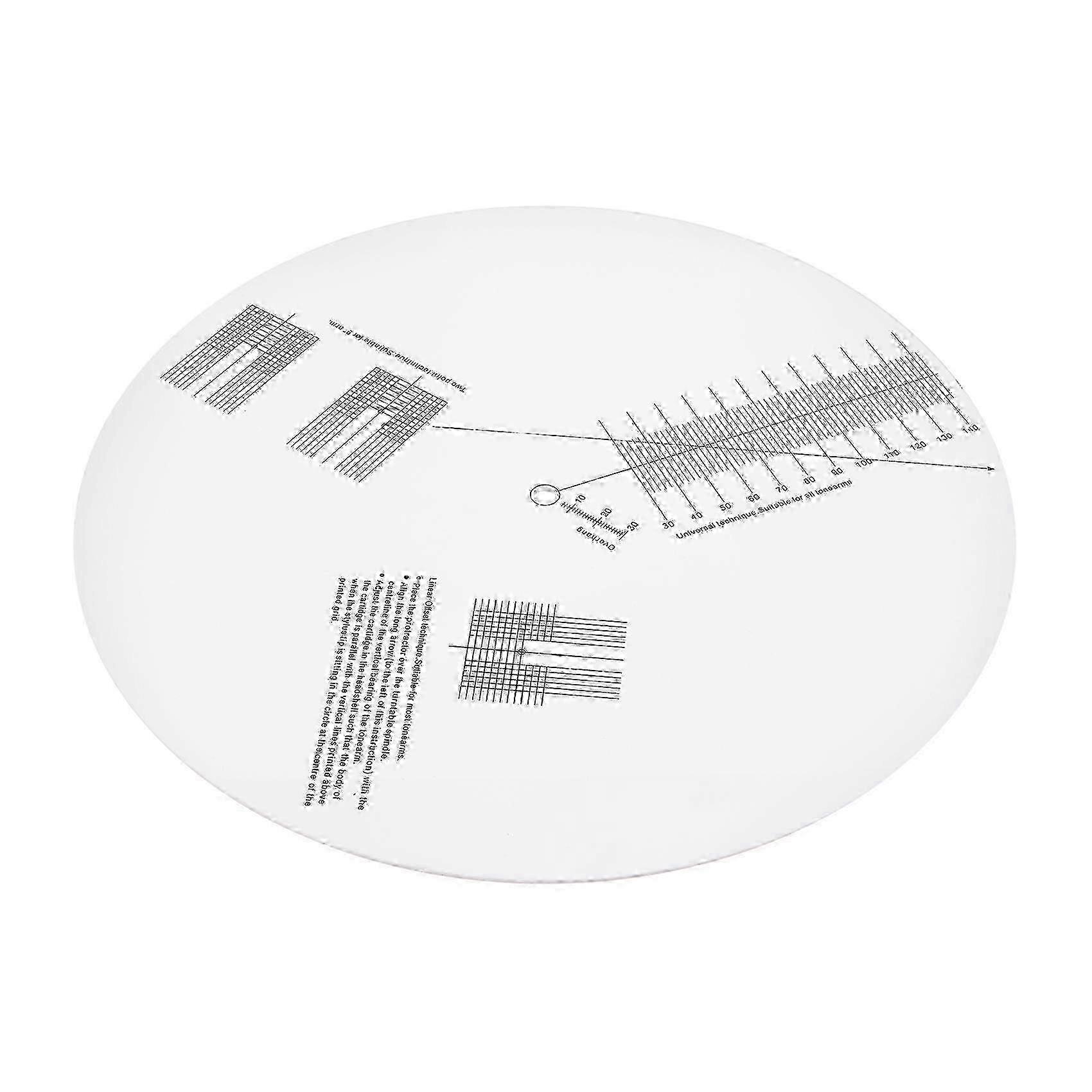 2mm Acrylic LP Tonearm Alignment Tool