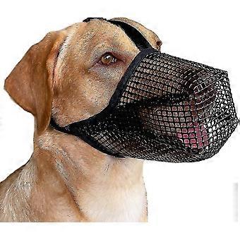Dog Muzzle With Adjustable Straps, Soft Mesh Covered Muzzles For Small Medium Large Dogs  ,z