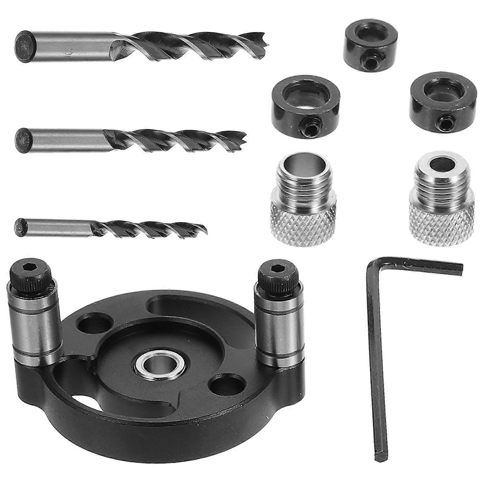 Woodworking Drill Guide Locator Set for Accurate Positioning 1Set Aluminum Alloy