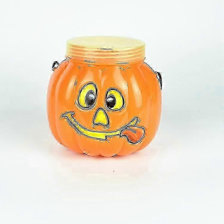 Cartoon Pumpkin Candy Jar With Lid