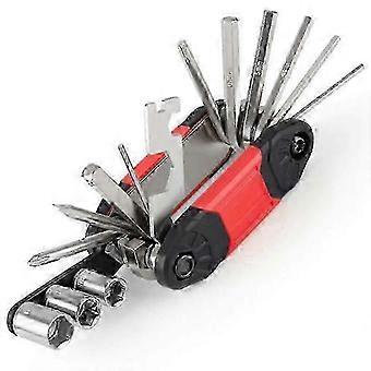 Stalen 16-in-1 opvouwbare fietsmultitool