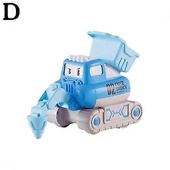 4-Piece Press-Action Engineering Vehicle Set
