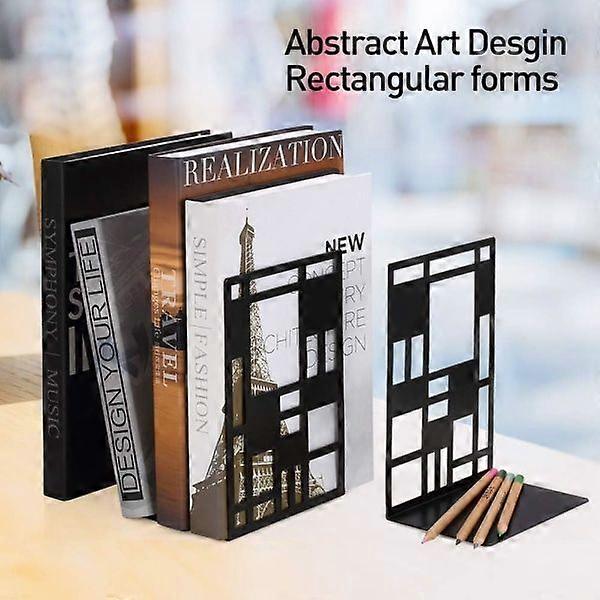 Strong bookends, black, 1 pair