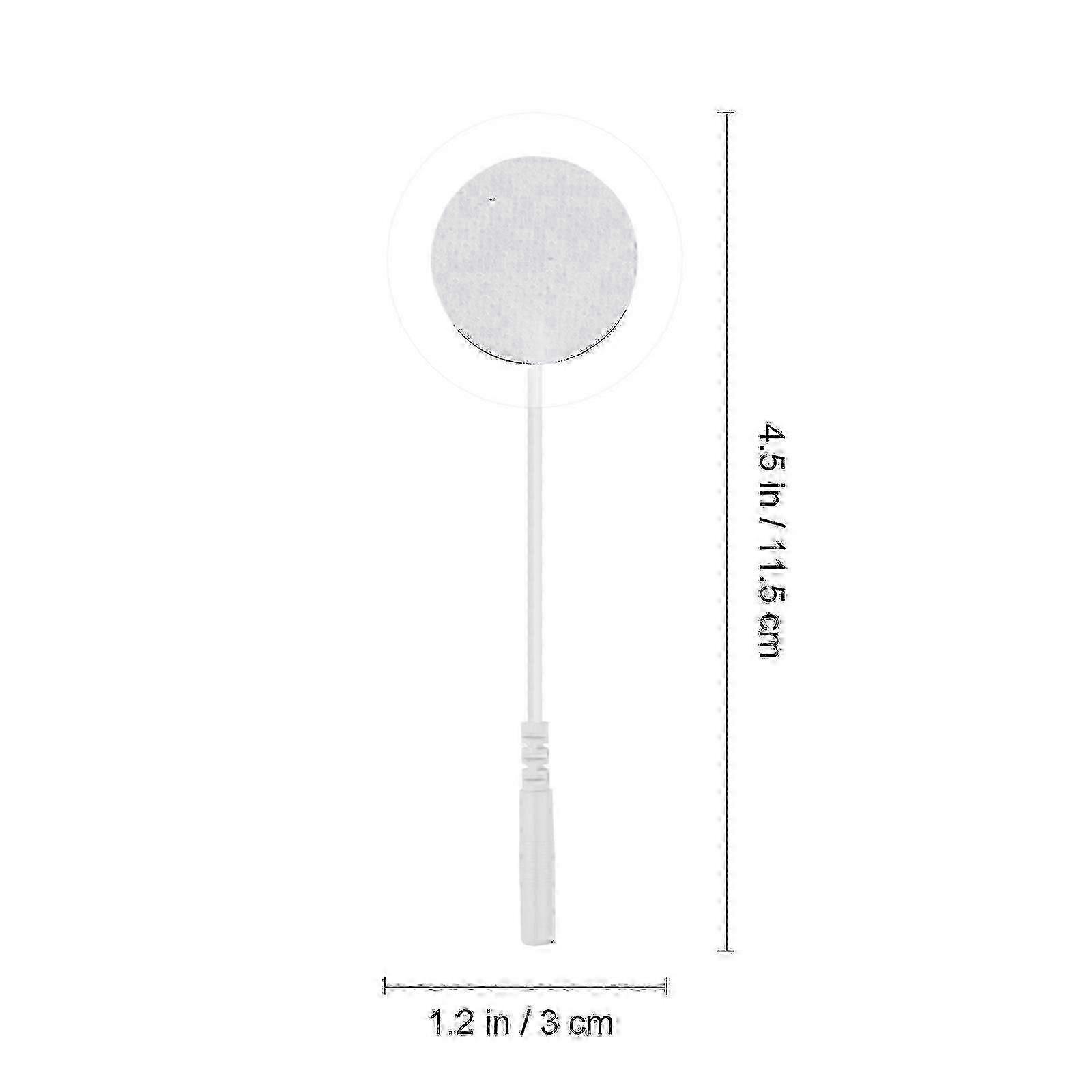 10 Pcs Professional Electrode Pads Convenient Round Massage Pads Multi-function Silicone Pads SD