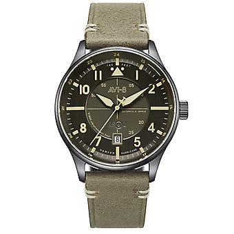 Avi 8 stanton kent automatic Swiss Automatic Analog Men's Watch with Faux Leather Bracelet AV-4094-04
