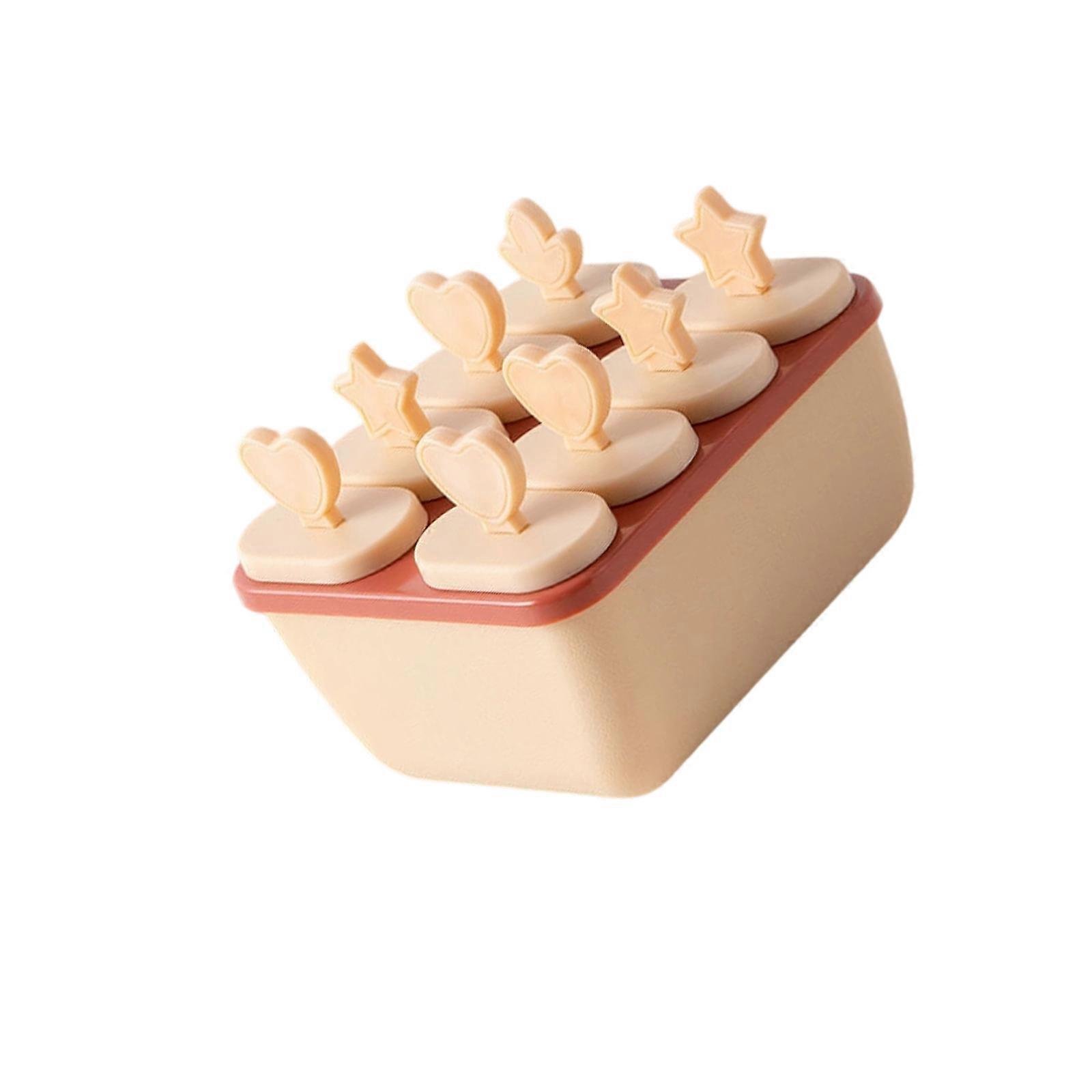 8-Cavity Flexible PP Popsicle Mold Set