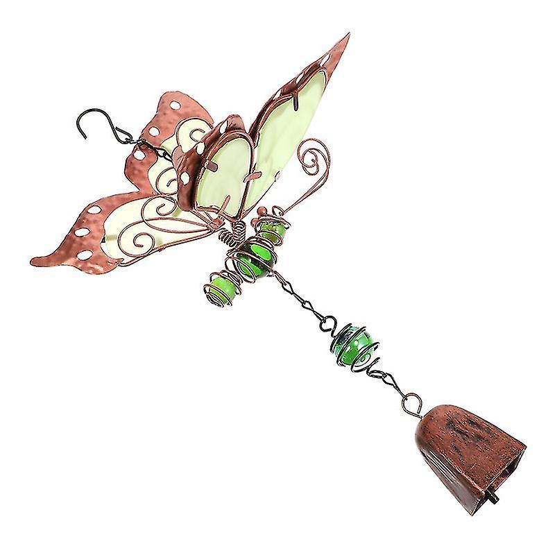 Green Wind Chimes 1pc Luminous Wind Chime Fluorescent Hanging Pendant Modeling Wind Bell