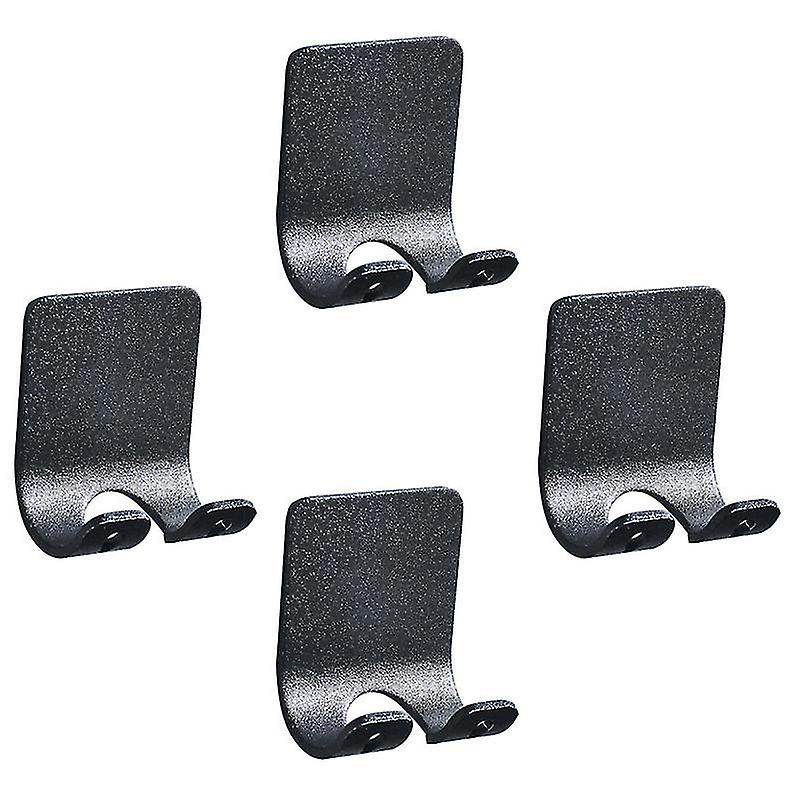 4.5X4cm Black 4pcs Utility Hooks 4pcs Strong Razor Hook Durable Shaver Hanger Practical Bathroom Hoo