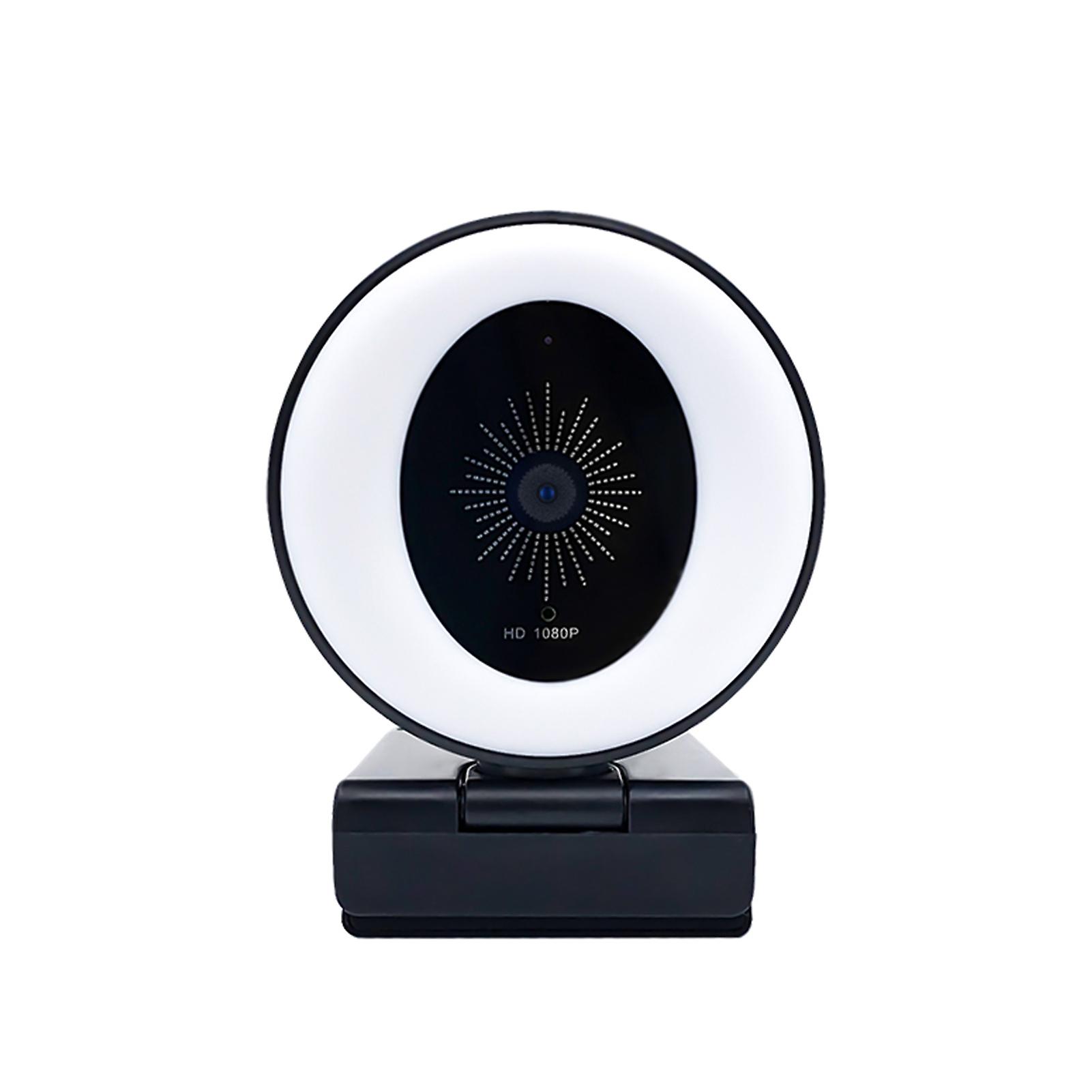 1080p High Resolution Webcam With Adjustable Light And Noise-reducing Microphones