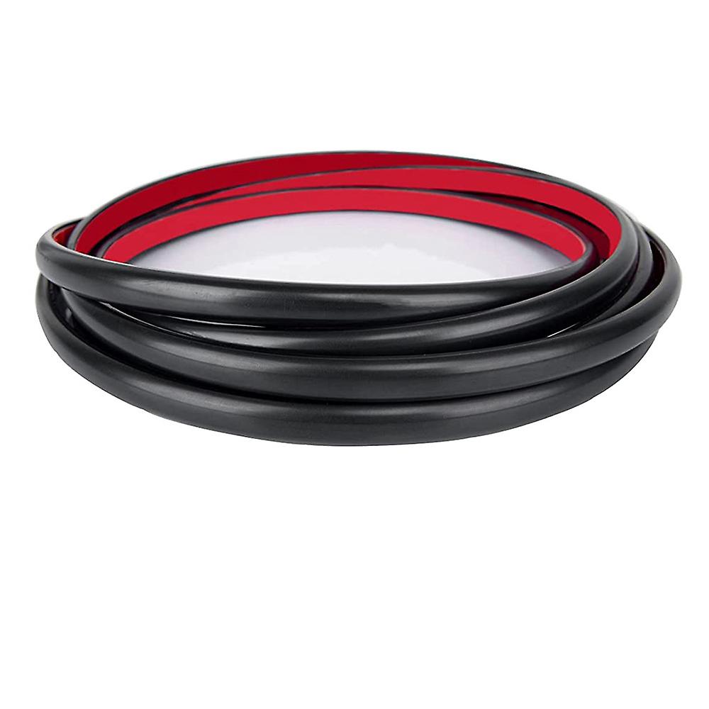 300*1.4*0.5CM Adhesive Tile Border, 3m, Wall Edge, Peel and Stick, Flexible, Waterproof, Black