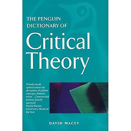 The Penguin Dictionary of Critical Theory (Penguin Reference Books)