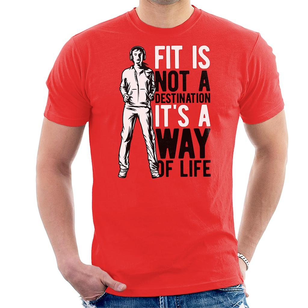 Fit nem egy cél az egy életmód Men ' s póló