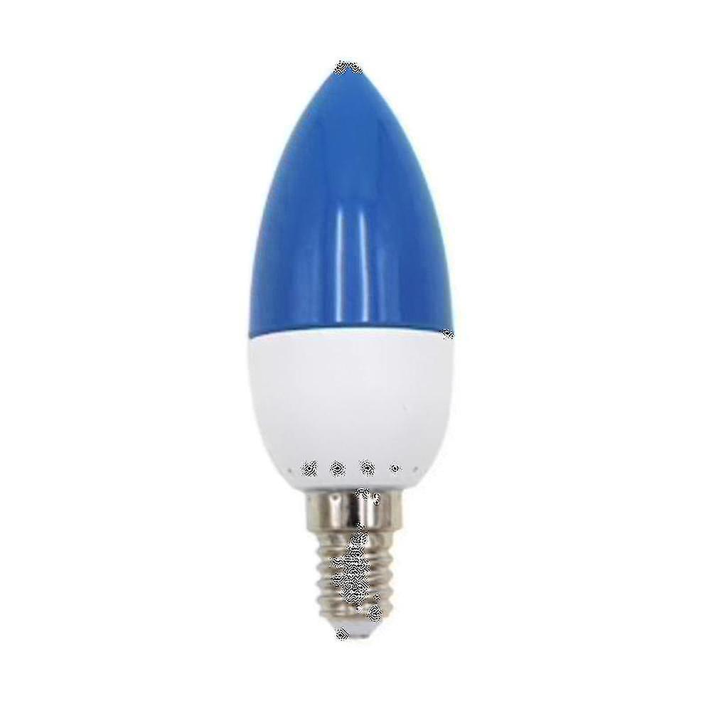E14 Led Color Candle Tip Bulb, Color Candle Light,blue
