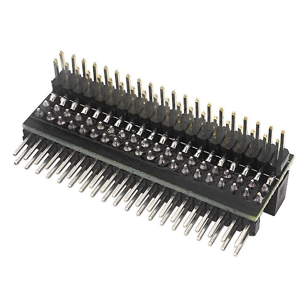 1pcs Gpio Edge Extension For 4b / 3b+ / 3b / Zero W / Zero Male Header Double Row Straight Gpio Header