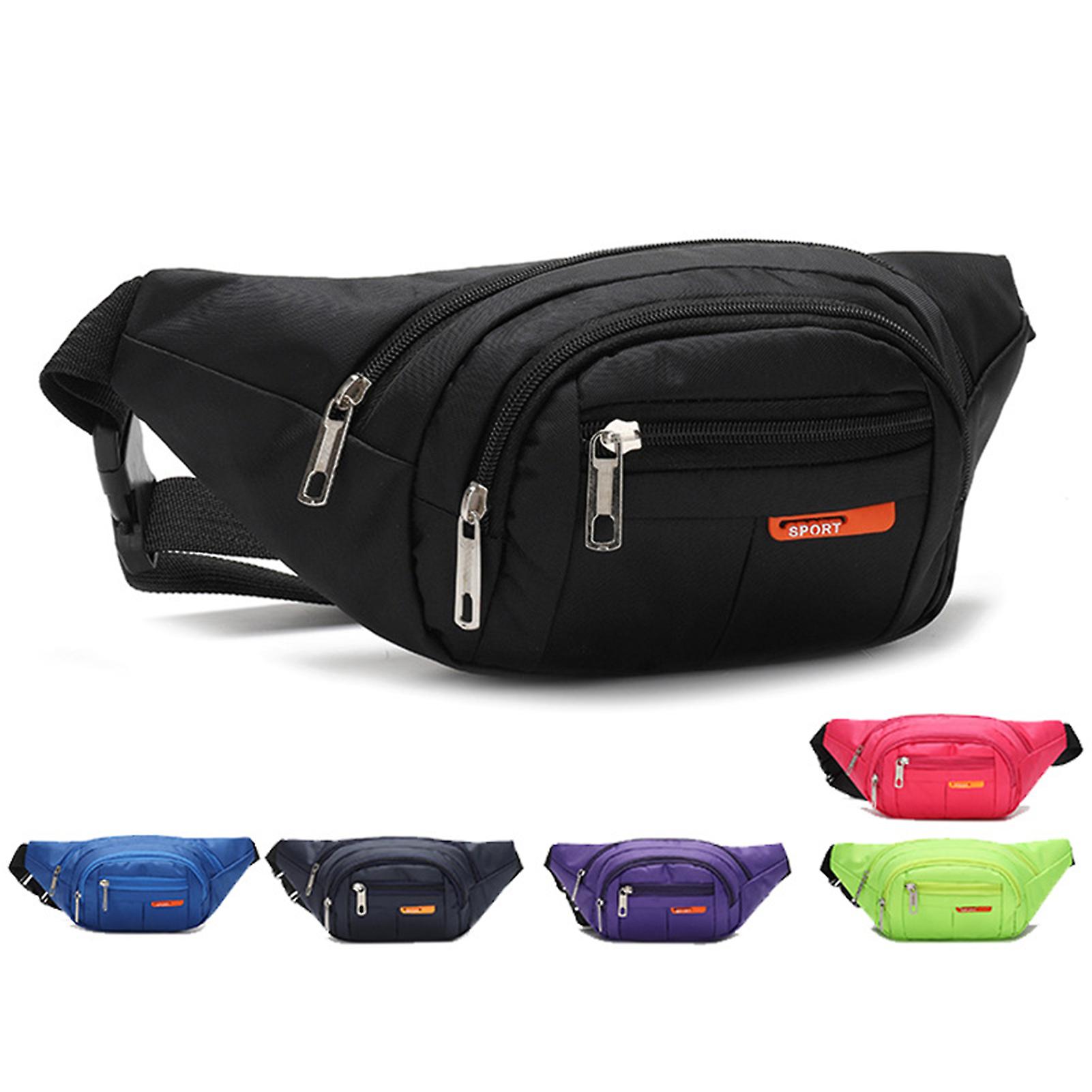 Unisex Fanny Pack Waterproof Large Capacity Adjustable Strap Workout
