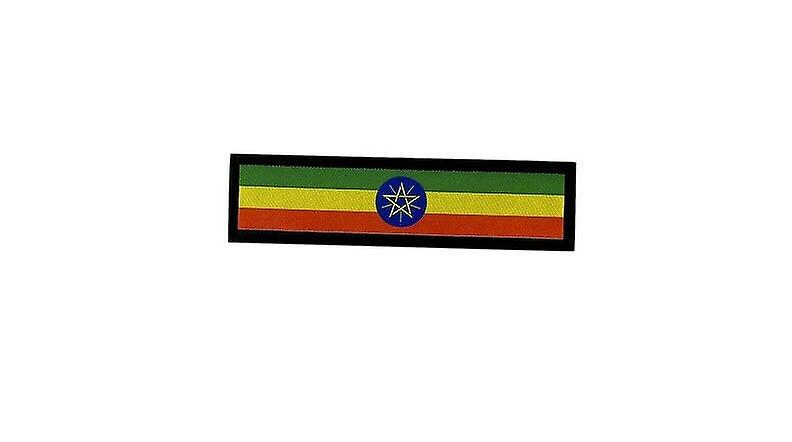 Patch Ecusson Brode Prints Travel Souvenir Backpack Ethiopian Flag